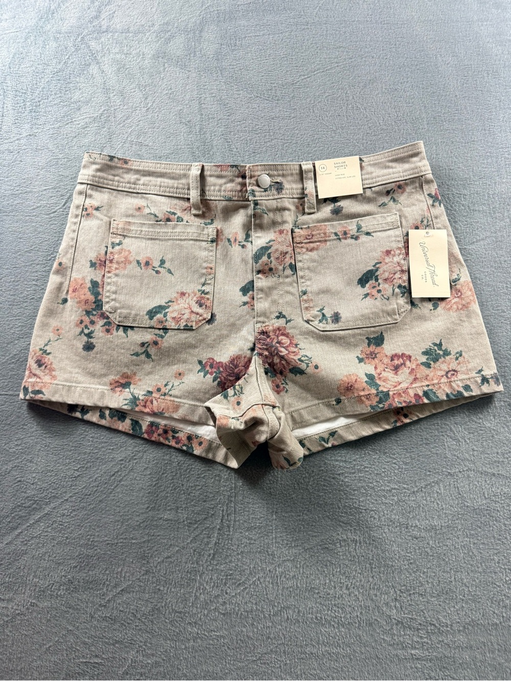 Universal Thread - Floral Print Women's Denim Sailor Shorts